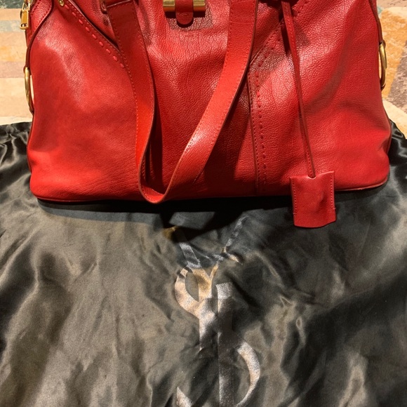 HP!! Vintage YSL Muse Satchel - Picture 5 of 16